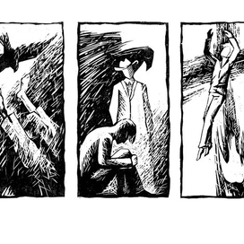 Триптих к произведению Франца Кафки "Коршун"