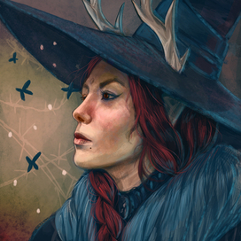 Портрет. Ведьмина шляпа