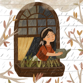 Книжная иллюстрация "Сильвана"