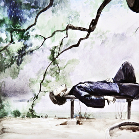 Иллюстрация к танка.