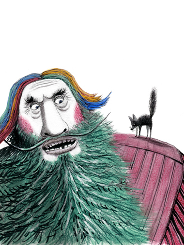 Иллюстрация к сказке Андрея Семина "Джоконда и Принцесса из леса"