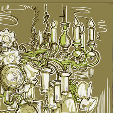 В магазине люстр