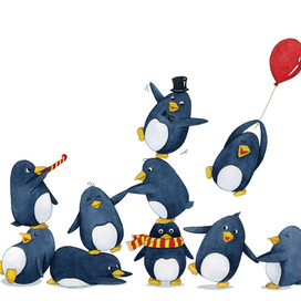 Озорники пингвинчики