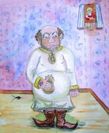 Иллюстрация к повести Н.В.Гоголя "Нос"