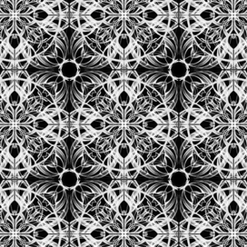 Готический узор карандашом