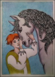 Сизый конь с волшебной гривой