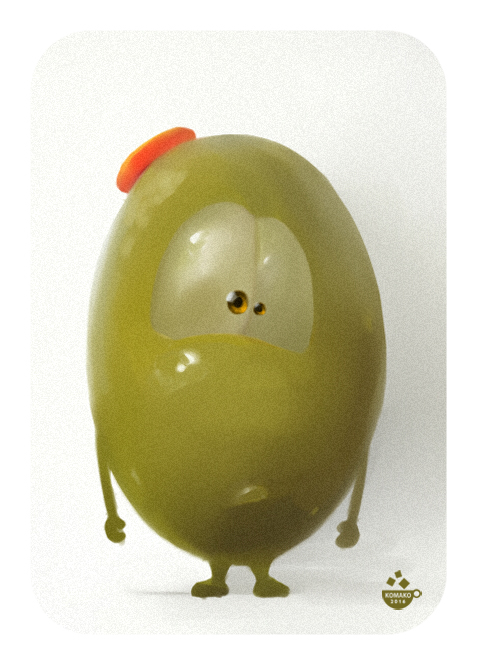 набросок "просто оливка"