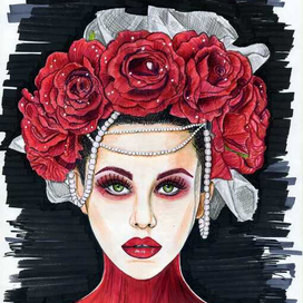 Красные розы