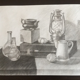 Натюрморт карандашом 