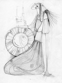 Золушка(эскиз)