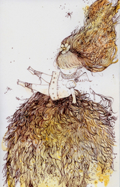 Ангелок в солнечных лучах