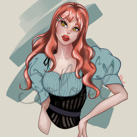 Воздушная девушка