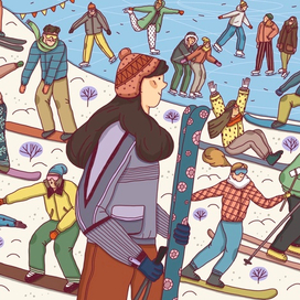 Зимние развлечения