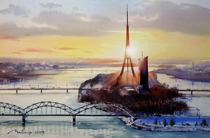 ,,Восход солнца,,Рига,Латвия