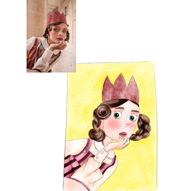 Стилизованный портрет 