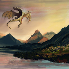 Sunset landskape