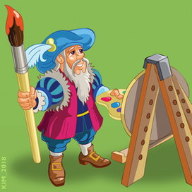 Картинка в тригонометрической проекции