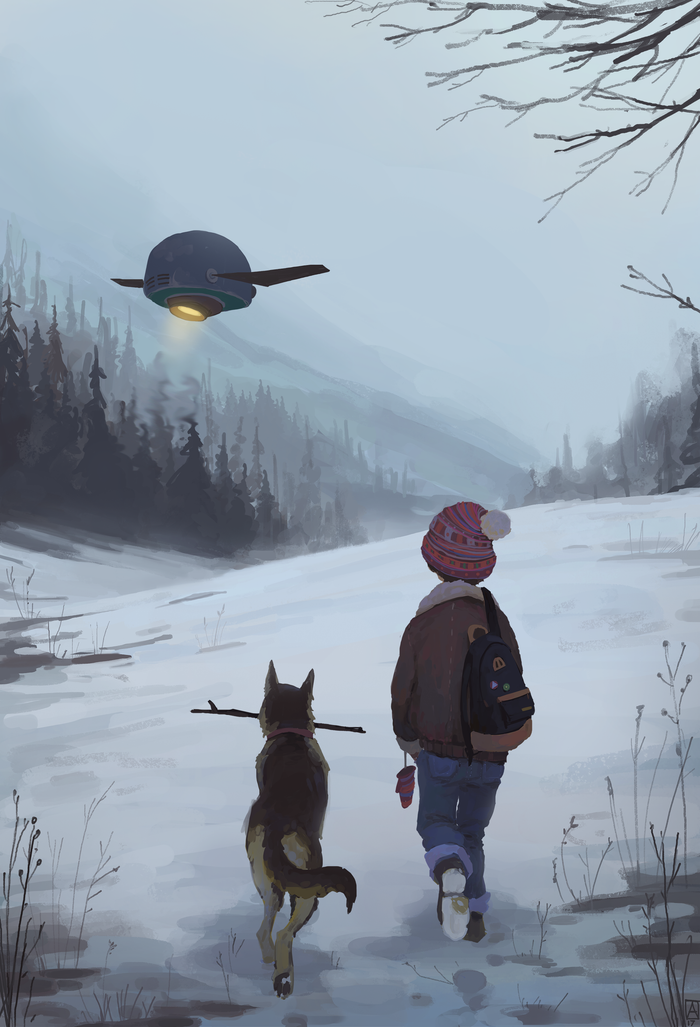 Мальчик и собака