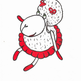 девочка овечка