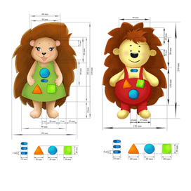 Развивающая игрушка Ёжик