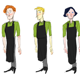 Разработка персонажа - официант_2