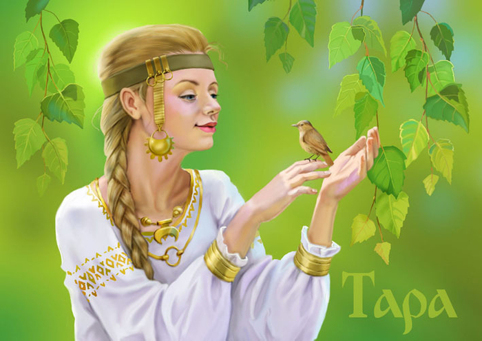 Богиня священных березовы рощ, дубрав и лесов Тара (Таруса)