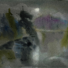 Вечер, рыбалка