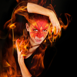 Огненный дракон из серии "Элементальные драконы"