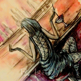 "Девушка в баре"