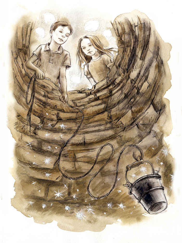 К сказке В.Лиходеда "Дом непослушных детей". Колодец с волшебной пустотой.