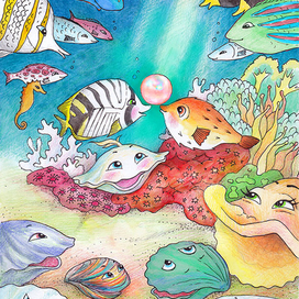 Разноцветные приключения. Рождение жемчужины.