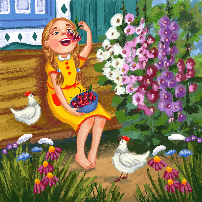 Лето. Вишни.