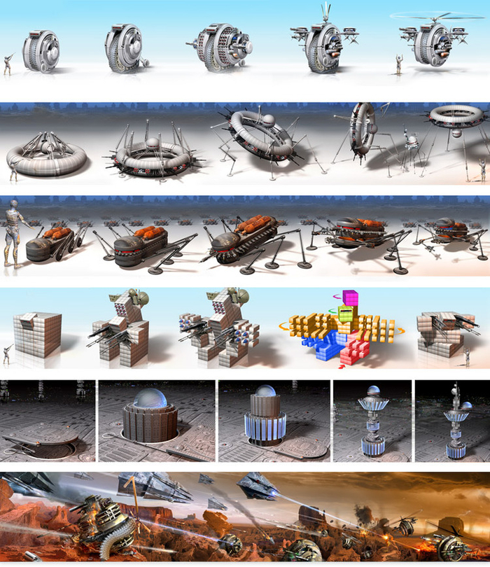 STAGE SKETCHES FOR ANIMATIX 4D STUDIO