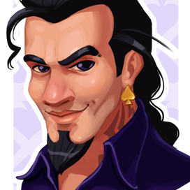 Скетчи персонажей для онлайновой карточной игры