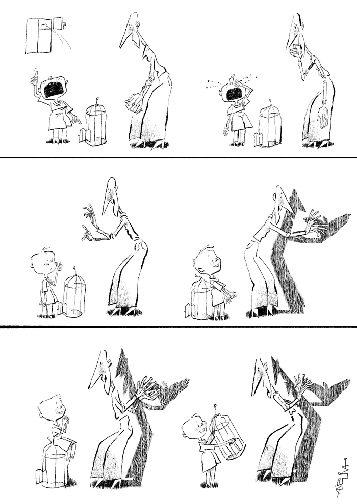 люди и птицы