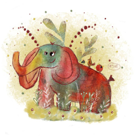 Слон, который должен был остаться жить в скетчбуке