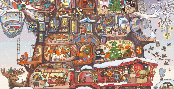  Адвент-календарь «Как Дед Мороз шапку искал» фрагмент