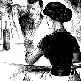 Иллюстрации к отрывку из романа В. Пикуля Честь имею""