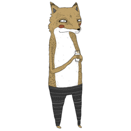 Лис с молоком