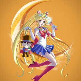 Sailor moon mascot