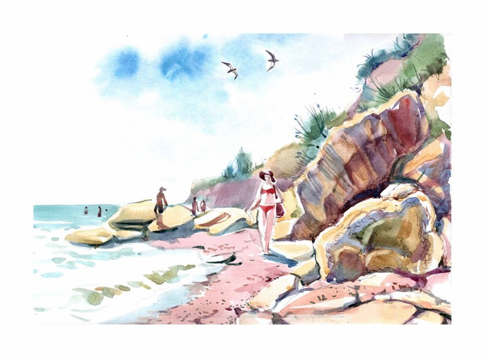 этюд в контражуре