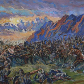 Каталунская битва(атака гуннов)