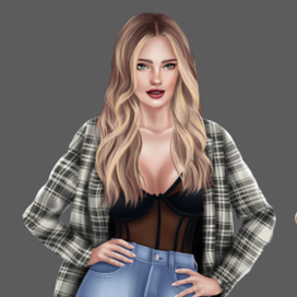 Персонаж для визуальной новеллы College Love Game 