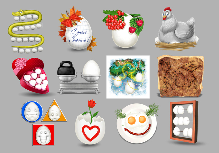 Иллюстрации к календарю