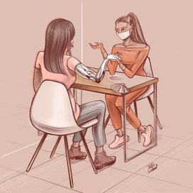 Арт для Инстаграм аккаунта мастера по маникюру