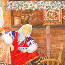 Три Медведя. Иллюстрация для издательства "Качели"