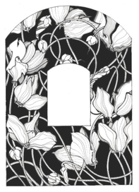 Оборочная иллюстрация "Крокусы"