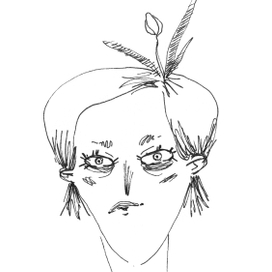 зомбированная Анна и ее тюльпан 