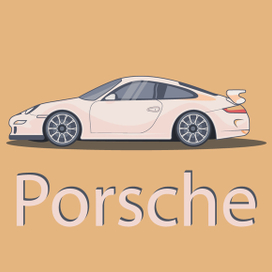 Векторная иллюстрация PORSCHE
