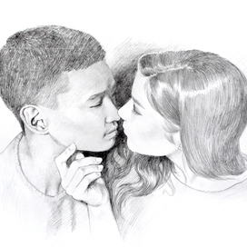 Портрет влюбленной пары